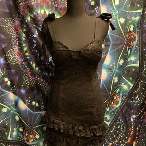 Elegant Black Lace Dress